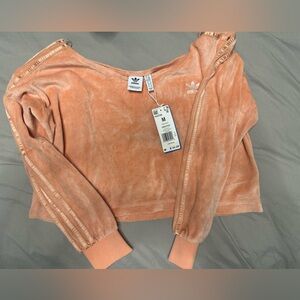 Adidas Coral Velour Sweater
